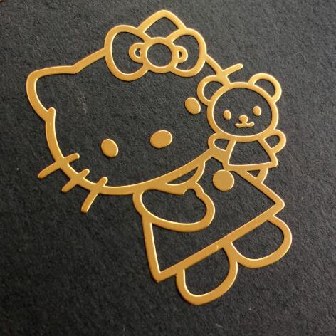 Custom Nickel Metal Logo Label Sticker